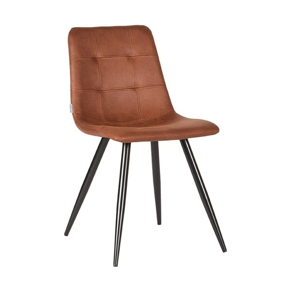 Кафяви трапезни столове в цвят коняк в комплект от 2 броя Jay - LABEL51