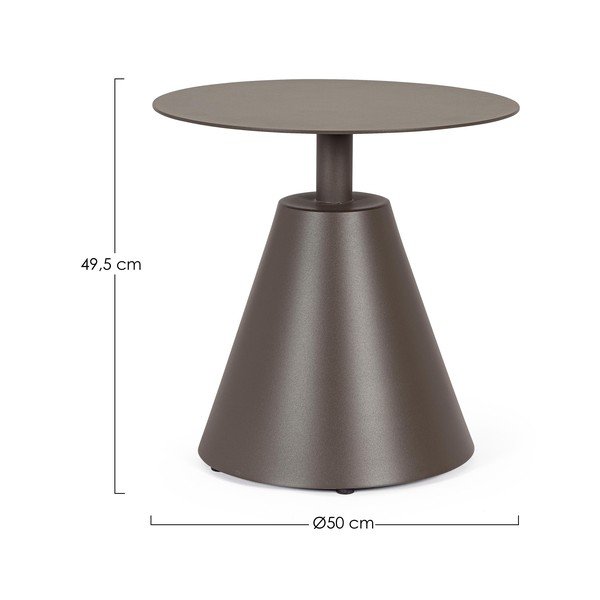 Алуминиева кръгла градинска масичка ø 50 cm Aloha – Bizzotto-image-2