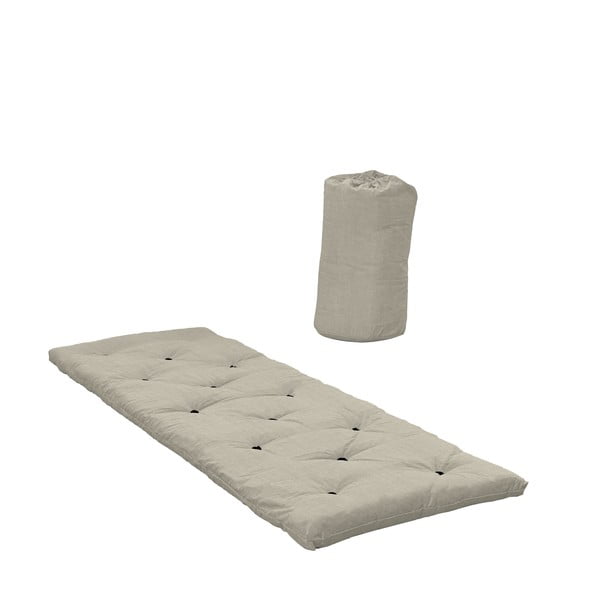 Бежов матрак за футон 70x190 cm Bed In A Bag Linen Beige - Karup Design