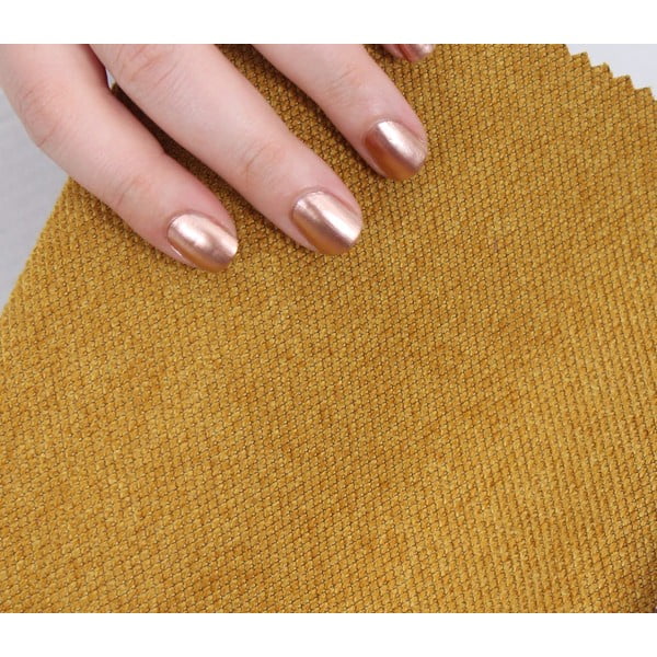 Табуретка в цвят горчица Copper – Artie-image-4