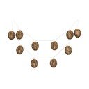 LED светлинна верига брой крушки 10 бр. на батерии дължина 180 cm Carlisle – House Nordic