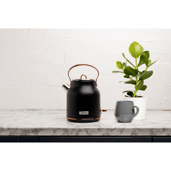 Черен чайник 1,7 л Heritage - Haden-image-1