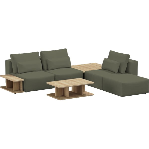 Зелен ъглов диван (променлив) Riposo Ottimo – Sit Sit