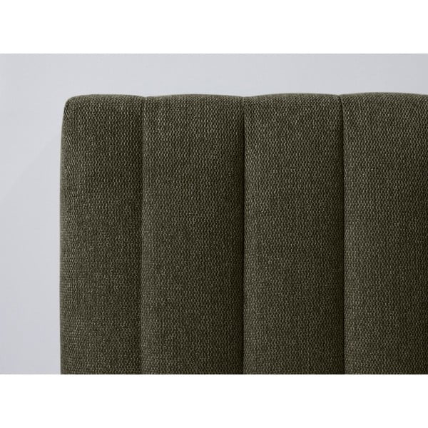 Тъмнозелено/естествено двойно легло с решетка 160x200 cm Oceane - Bobochic Paris-image-4