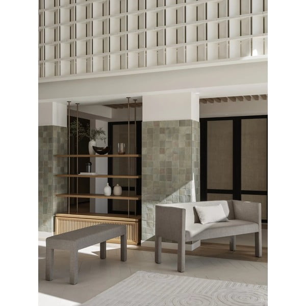 Бежова пейка от прежда с примки от букле Sitta – Blomus-image-4