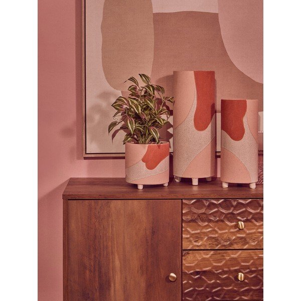 Скрин в тъмно естествен цвят 114x70x39 cm Frida – Premier Housewares-image-4