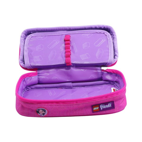 Розов квадратен моливник Приятели и Чико 3D Friends Emma and Chico - LEGO®-image-4