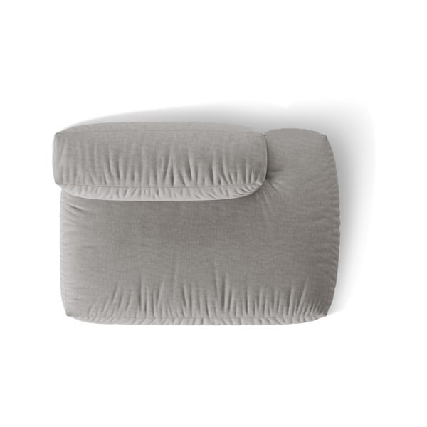 Светлосив модул за диван (десен ъгъл) Martina – Micadoni Home-image-3