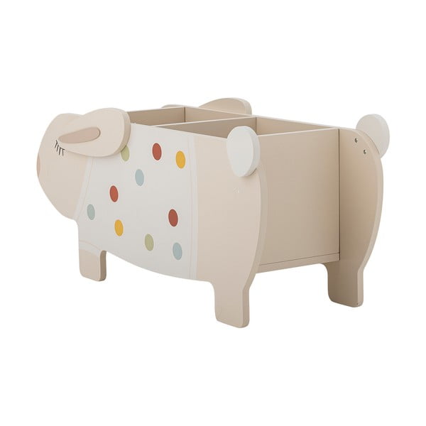 Кремава детска библиотека 87x38x32 cm Villja – Bloomingville Mini-image-3