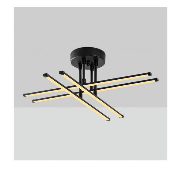 Черно LED осветително тяло за таван Exhaust – Opviq lights-image-2