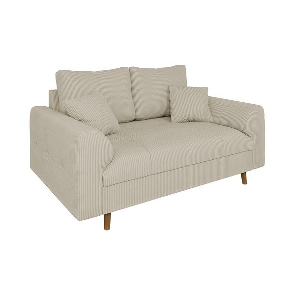 Бежов диван от рипсено кадифе 150 cm Ariella – Ropez