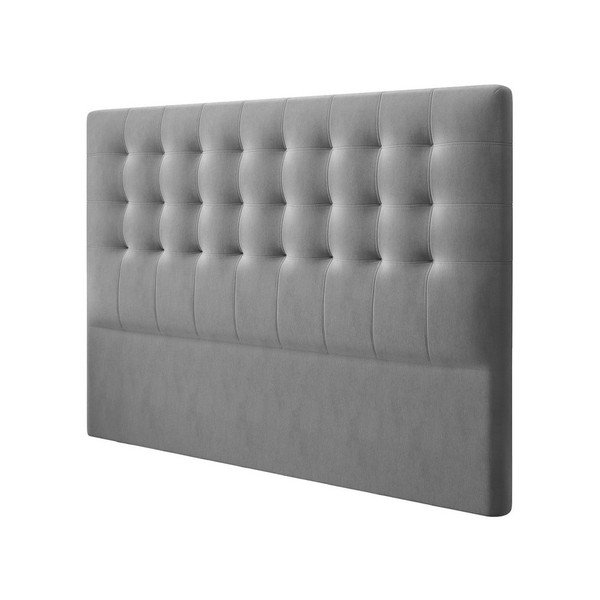 Сива табла за глава с кадифено покритие , 140 x 120 cm Athena - Windsor & Co Sofas-image-2