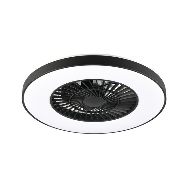 Матово черно LED осветително тяло за таван Halmstad – Trio