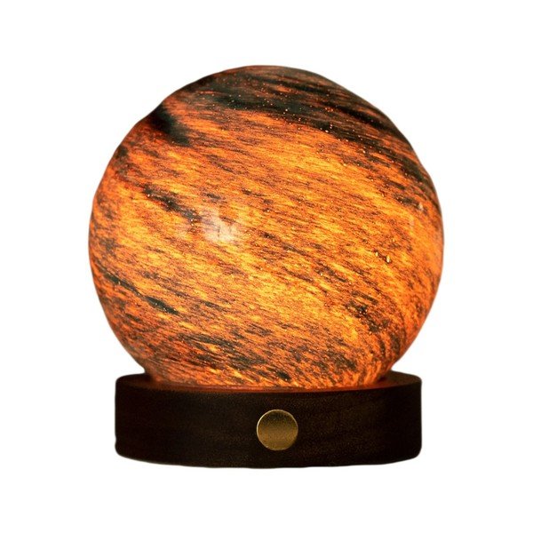 Тъмнокафява/в тъмно естествен цвят светлинна декорация с USB ø 8 cm Stellar Ocean – Gingko