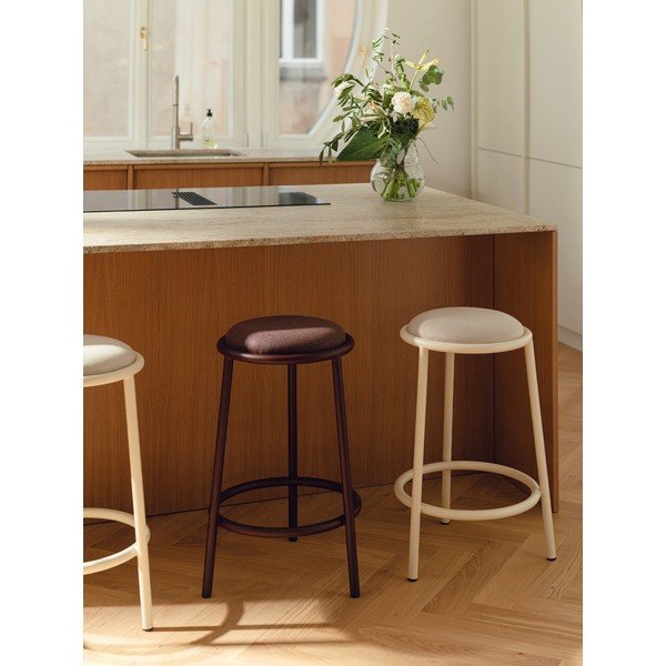 Бордо метален бар стол (височина на седалката 68 cm) Hogo – noo.ma-image-2