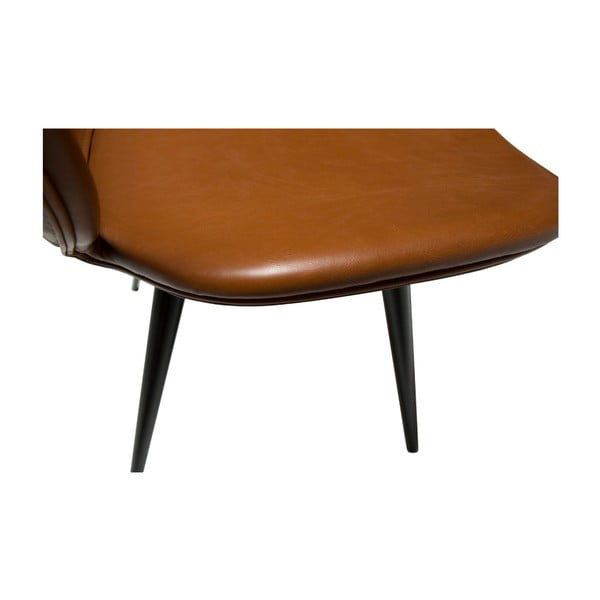 Кафяв стол от изкуствена кожа Cloud - DAN-FORM Denmark-image-3
