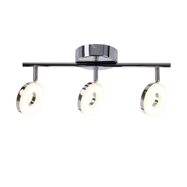 LED осветително тялоо за таван в лъскаво сребристо 47x16 cm Thema – Candellux Lighting-image-3