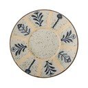 Десертна глинена чиния в светлосин и кремав цвят ø 16 cm Leonie – Bloomingville