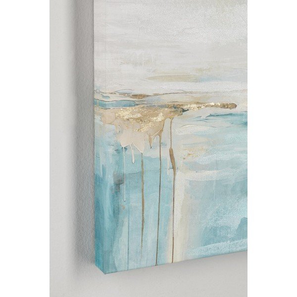 Печатна/с ръчно рисувани елементи върху платно картина 60x60 cm Crown – Bizzotto-image-1