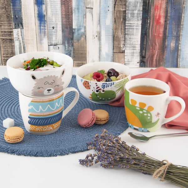 Порцеланов комплект чаша и купа 2 бр. 350 ml – Orion-image-1