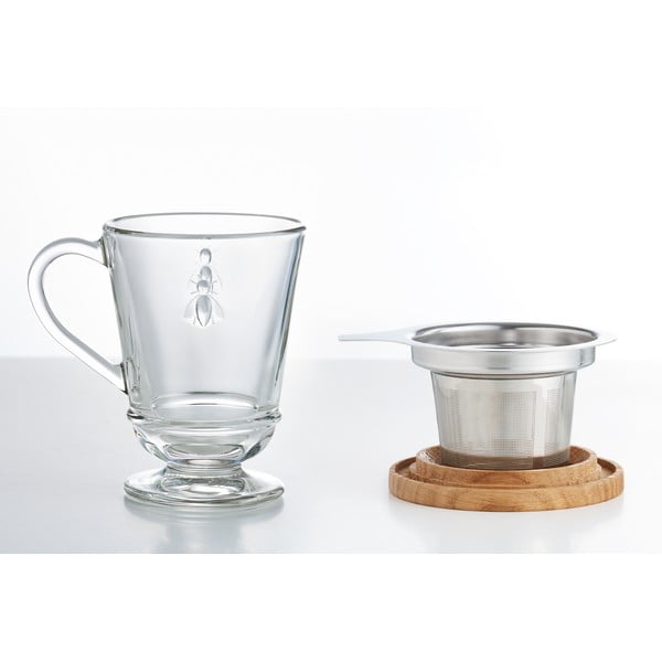 Стъклена чаша с цедка 270 ml Abeille - La Rochére-image-4