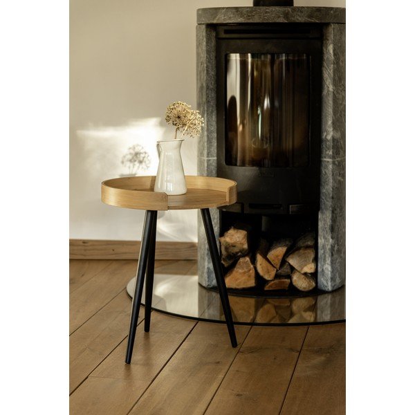 Бамбукова кръгла масичка за кафе ø 40 cm Loft - Wenko-image-4