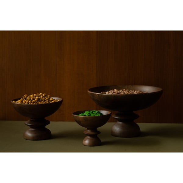 Дървена декоративна купа ø 14 cm Gwen – Dutchbone-image-2