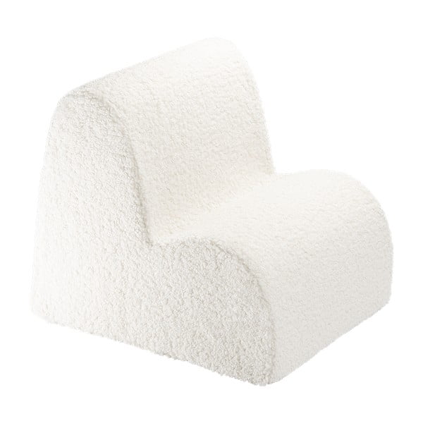 Кремав детски стол от букле Cloud – Wigiwama