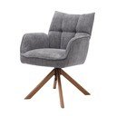 Сиви тапицирани трапезни столове в комплект 2 бр. Marilla – Unique Furniture