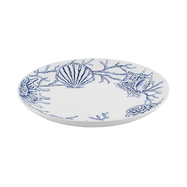 Синя и бяла чиния за сервиране, ø 34 cm Maris - Villa Altachiara