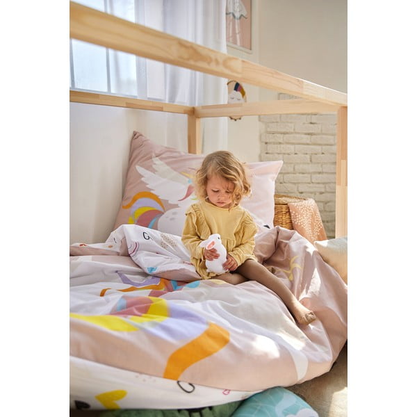 Детско памучно спално бельо Еднорог, 140 x 200 cm - Bonami Selection-image-2