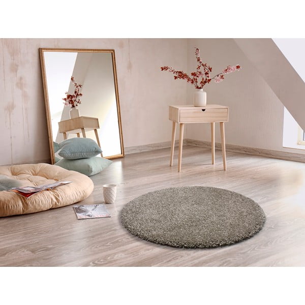 Сив килим Aqua Liso, ø 80 cm - Universal-image-1