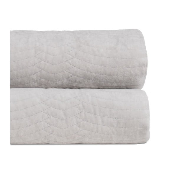 Кремаво капитонирано покривало за легло 230x260 cm – Ixia