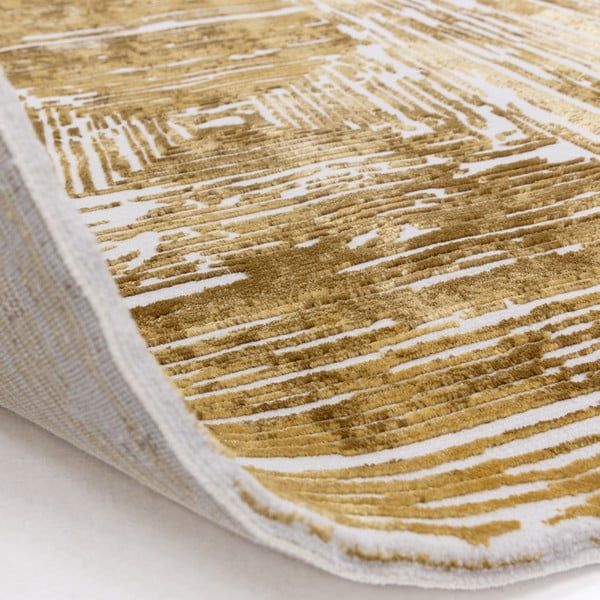 Килим в златист цвят 120x170 cm Kuza Lines Gold – Asiatic Carpets-image-4