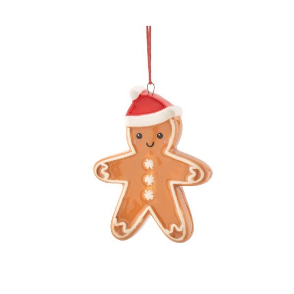Керамична Коледна украса 6 cm Gingerbread – Sass & Belle