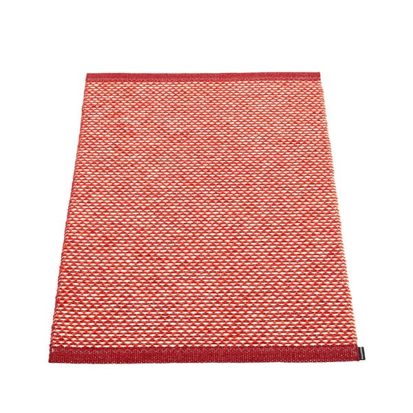 Червен  килим за открито и закрито 60x85 cm Effi Dark Red – Pappelina