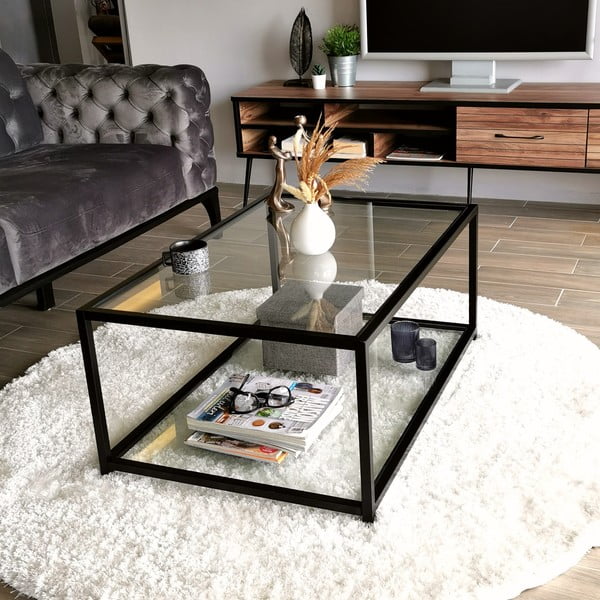 Черна масичка за кафе 60x90 cm Astro - Neostill-image-4