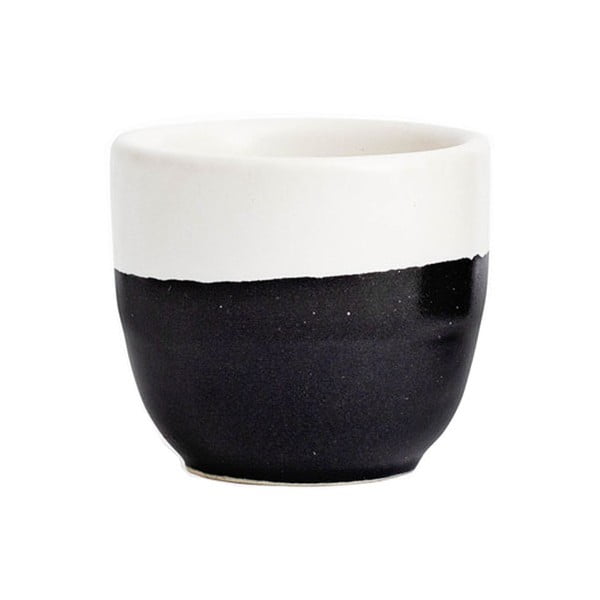 Черно-бяла керамична чаша , 200 ml Luna - ÅOOMI