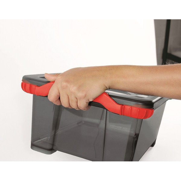 Пластмасова кутия за съхранение с капак Evo Total - Rotho-image-2