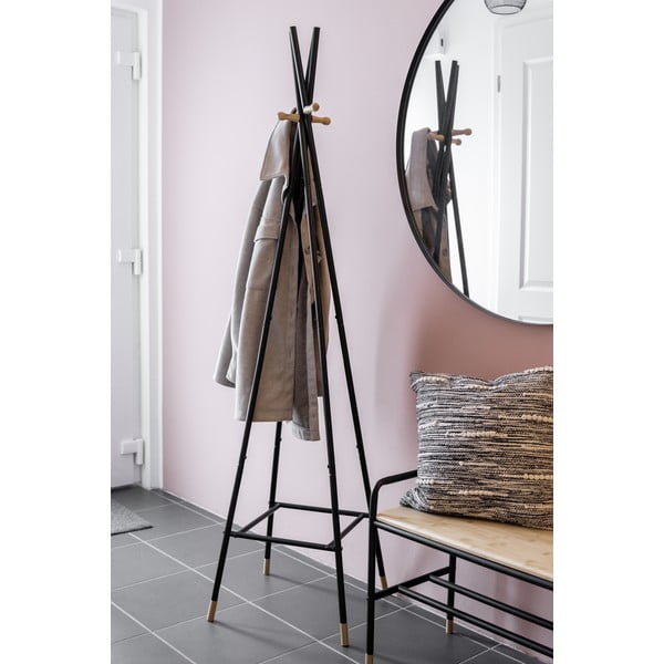 Черна метална закачалка Loft - Wenko-image-1