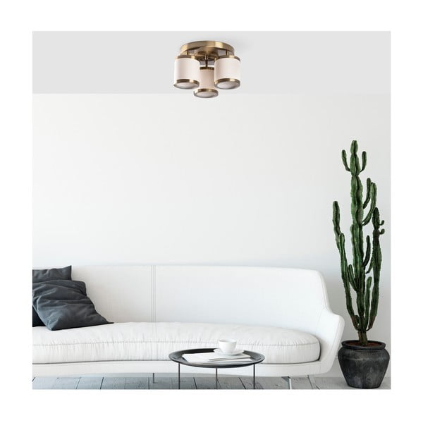 Осветително тяло за таван в бронзов цвят Way – Opviq lights-image-1