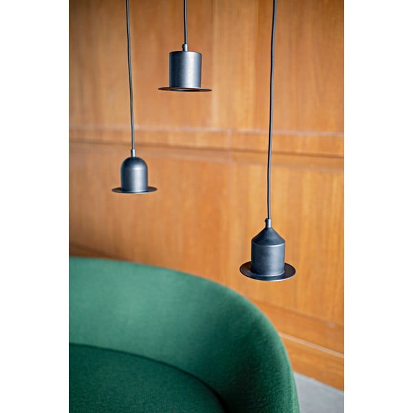 Комплект от 3 черни висящи лампи Hat - EMKO-image-3