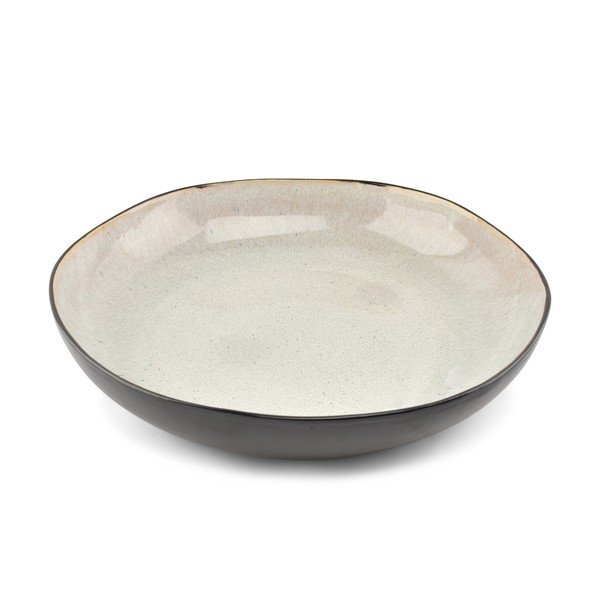 Черна/бежова глинена купа ø 32 cm Lunar – Salt&Pepper