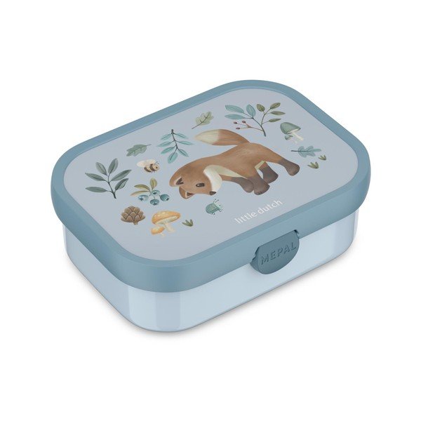 Светлосиня пластмасова детска кутия за храна Forest Friends – Mepal