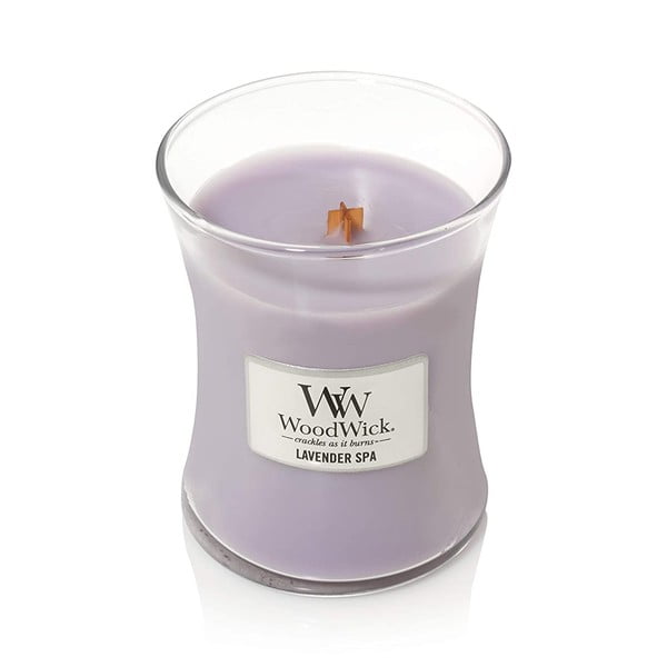 Ароматна свещ Лавандула за баня, 55 часа горене Lavender Spa - WoodWick