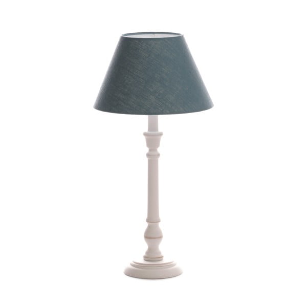Stolní lampa Laura Light Blue/Washed White, 51 cm