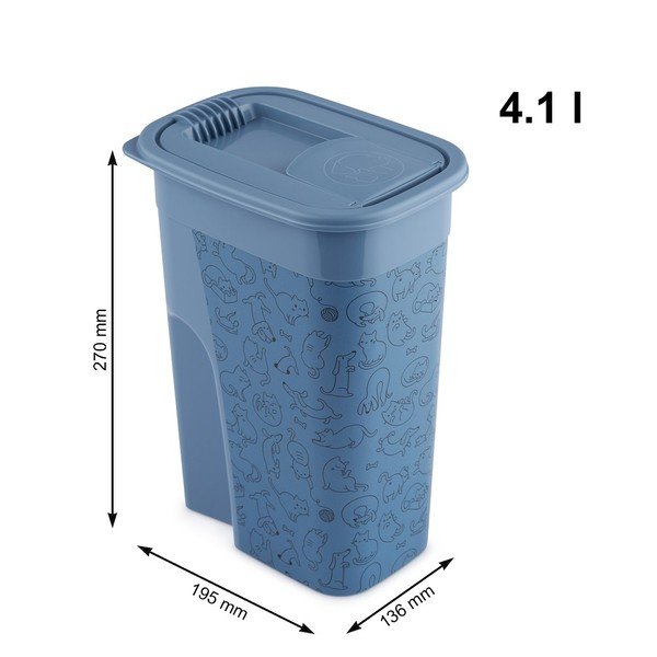 Синя кутия за пелети 4,1 л Flo - Rotho-image-3