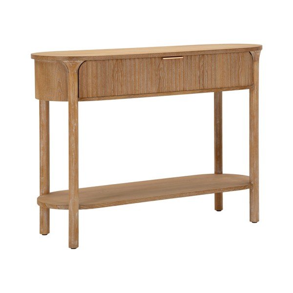 Конзолна маса от масивна ела в естествен цвят 40x110 cm Gothenburg – Mauro Ferretti