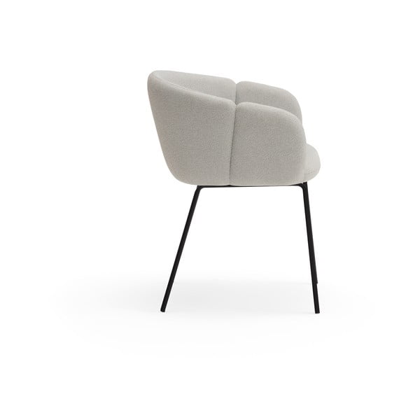 Светлосив тапициран трапезен стол Add – Teulat-image-3