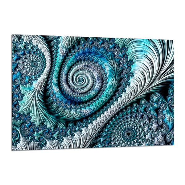 Картина Glasspik Blue, 80 x 120 cm Fractal - Styler